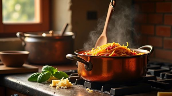 La poêle pasta : l'ustensile qui change tout en cuisine italienne